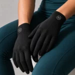 Guantes Photon negros con dedos completos y ajuste en la muñeca